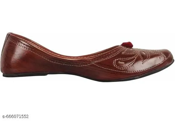 Brown_Synthetic_Leather_Jutti_For_Women