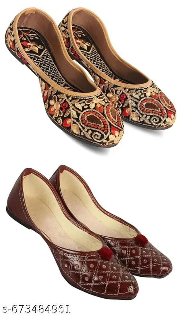 Maroon_Synthetic_Leather_Jutti_For_Women