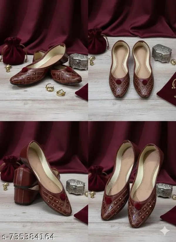 Brown_Synthetic_Leather_Jutti_For_Women