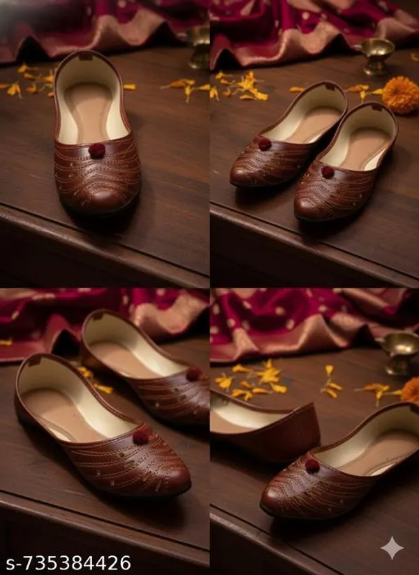 Brown_Synthetic_Leather_Jutti_For_Women