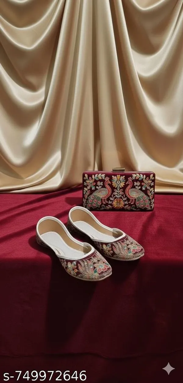 Maroon_Synthetic_Leather_Jutti_For_Women