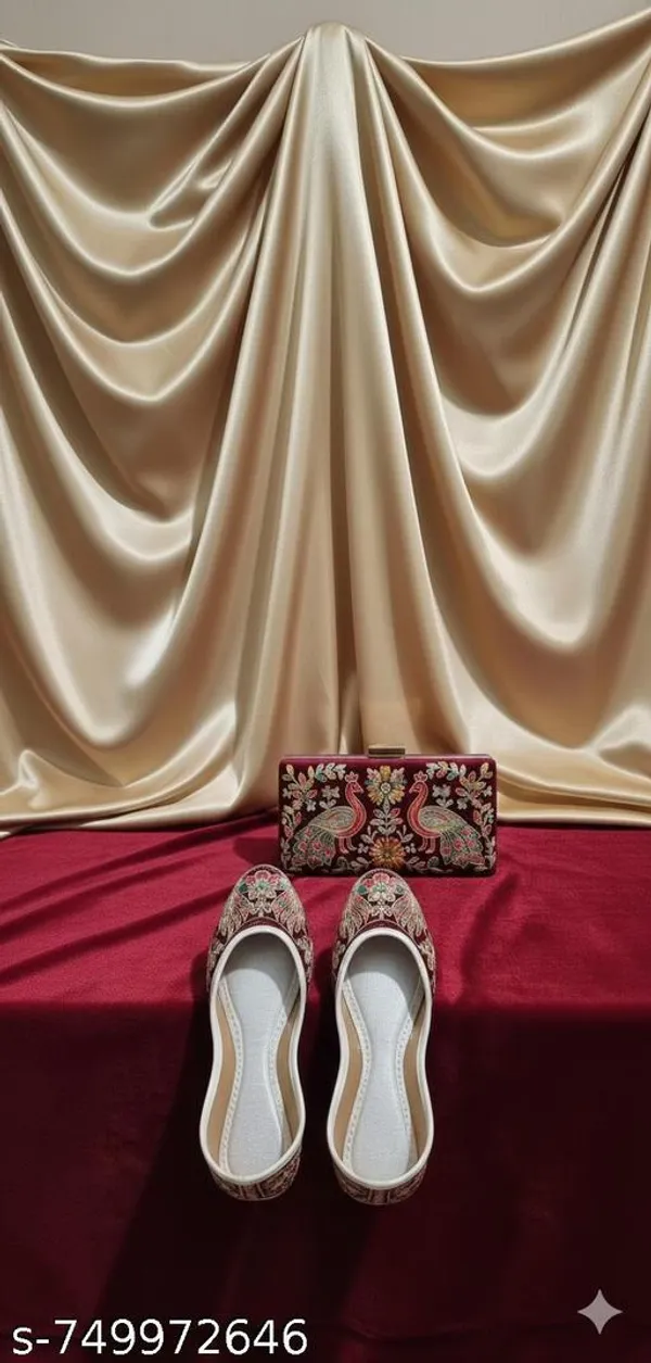 Maroon_Synthetic_Leather_Jutti_For_Women