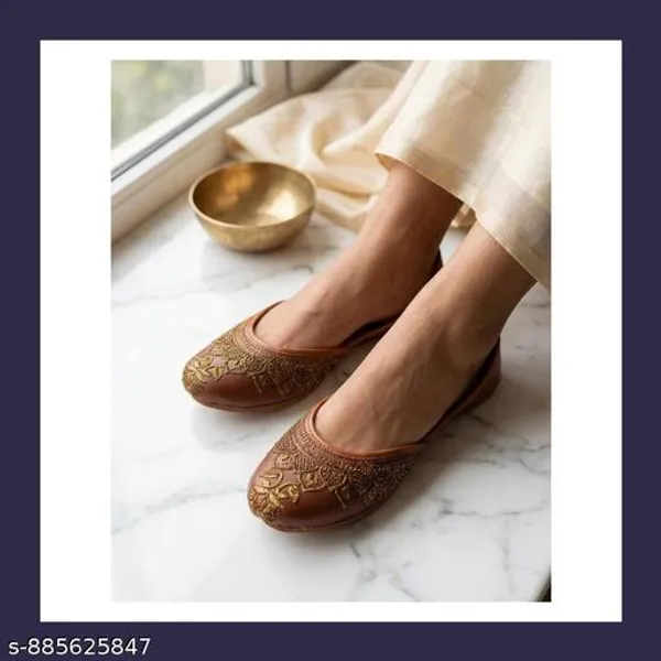 Brown_Synthetic_Leather_Jutti_For_Women