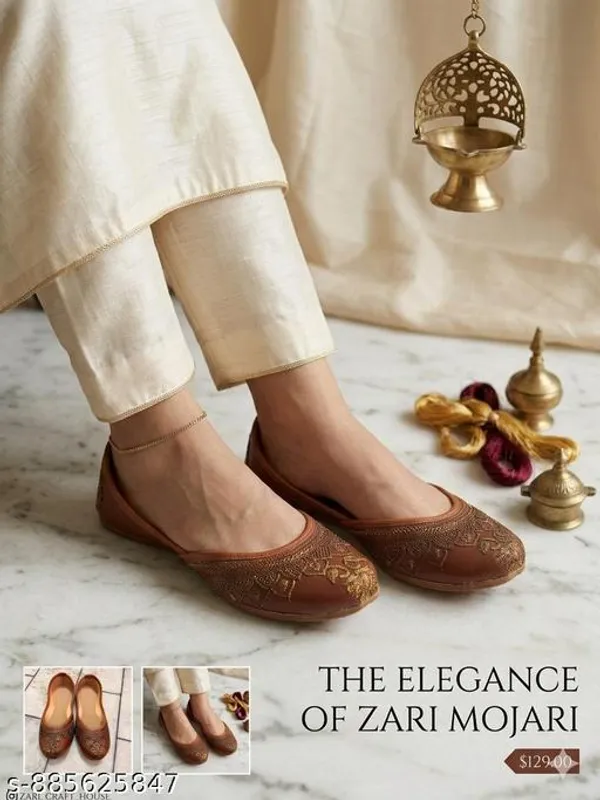 Brown_Synthetic_Leather_Jutti_For_Women