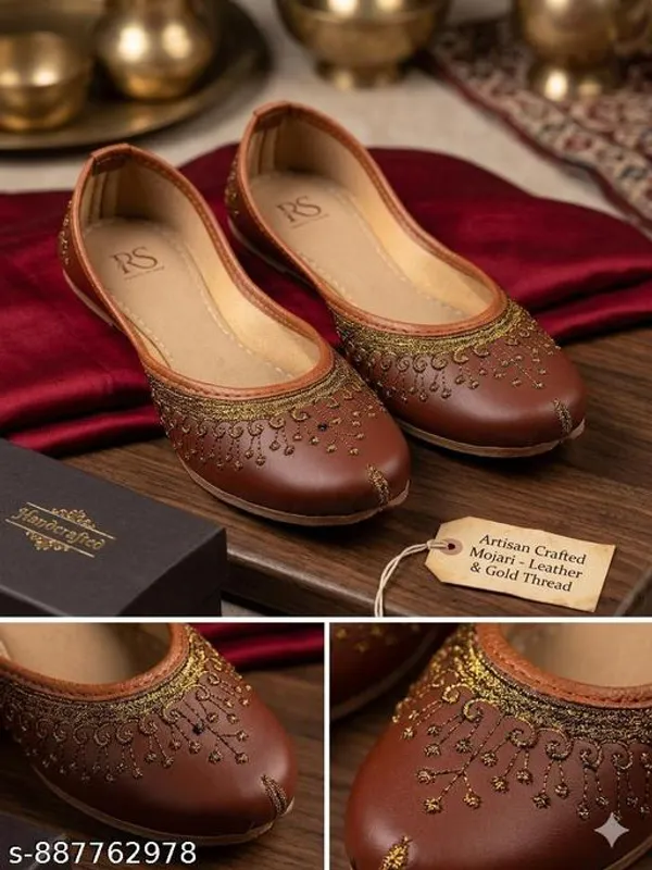 Brown_Synthetic_Leather_Jutti_For_Women