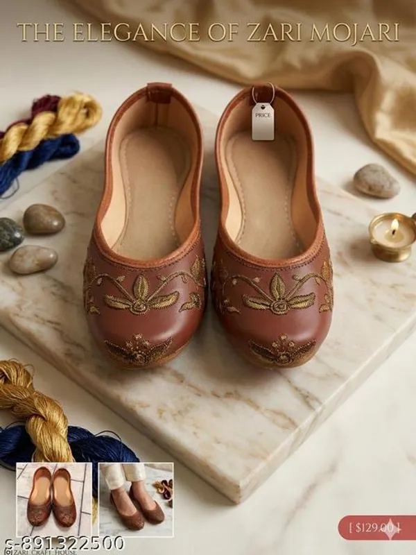 Brown_Synthetic_Leather_Jutti_For_Women