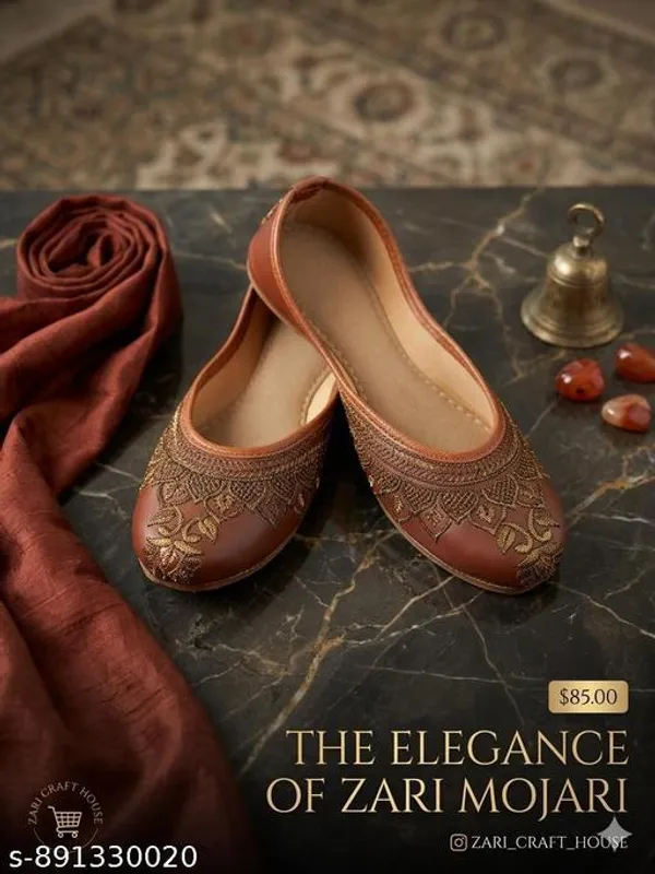 Brown_Synthetic_Leather_Jutti_For_Women