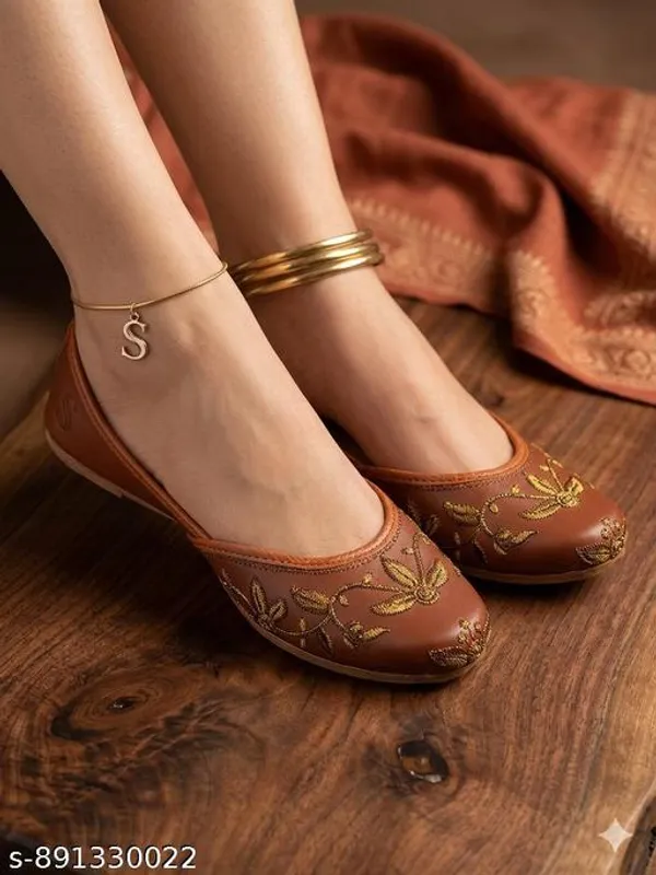 Brown_Synthetic_Leather_Jutti_For_Women