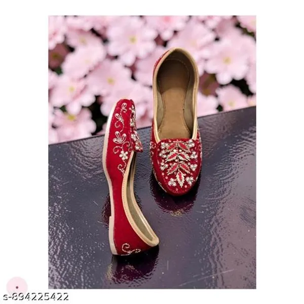 Red_Synthetic_Leather_Jutti_For_Women