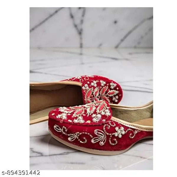 Red_Synthetic_Leather_Jutti_For_Women