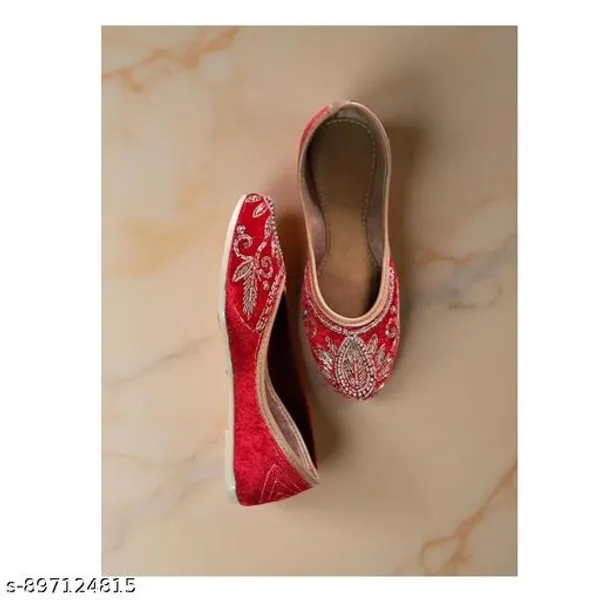 Red_Synthetic_Leather_Jutti_For_Women