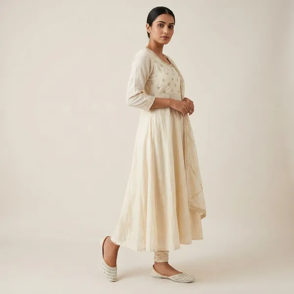 White_Synthetic_Leather_Jutti_For_Women
