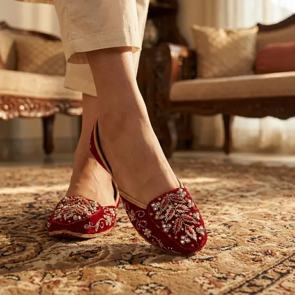 Red_Synthetic_Leather_Jutti_For_Women