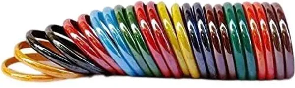 Seiri®_Multi-Color_Glossy_Glass_Bangle_Kada_Set_for_Women_&_Girls_–_Traditional_Plain_Glass_Chudi,_Ethnic_Indian_Bangles_for_Festivals_&_Weddings_(Pack_of_24,_Multiple_Sizes)