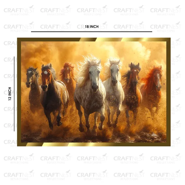 Craftnest_Reflections_Seven_Horses_Vastu_Frame_Running_Horse_Engineered_Wood_Wall_Art_Frame_Suitable_For_Home_Decoration_Bed_Room_Office_Wall_Decor_No_Front_Mirror