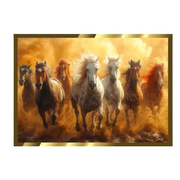 Craftnest_Reflections_Seven_Horses_Vastu_Frame_Running_Horse_Engineered_Wood_Wall_Art_Frame_Suitable_For_Home_Decoration_Bed_Room_Office_Wall_Decor_No_Front_Mirror