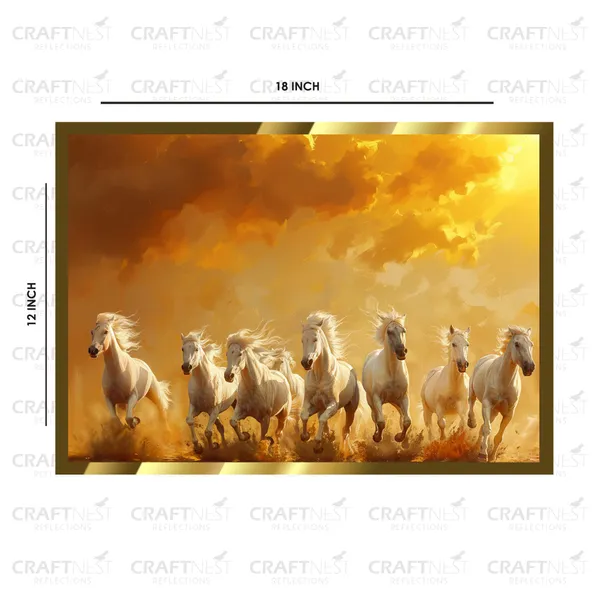Craftnest_Reflections_Seven_Horses_Vastu_Frame_Running_Horse_Engineered_Wood_Wall_Art_Frame_Suitable_For_Home_Decoration_Bed_Room_Office_Wall_Decor_No_Front_Mirror