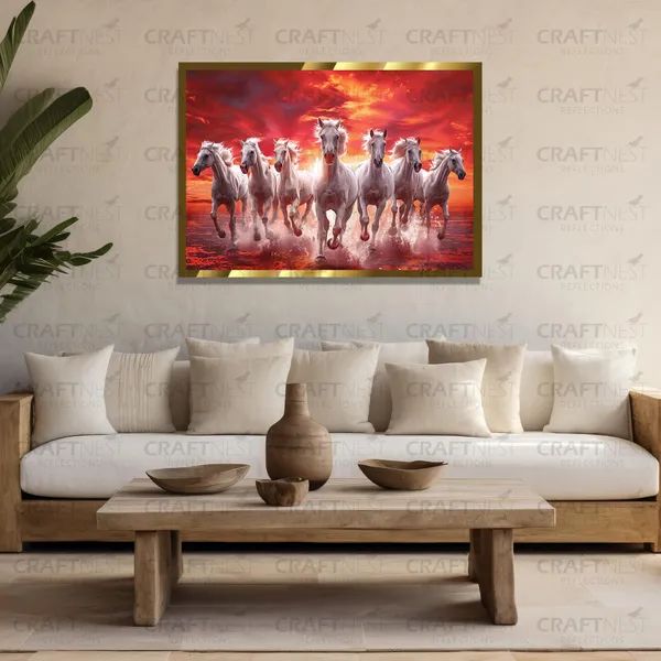 Craftnest_Reflections_Seven_Horses_Vastu_Frame_Running_Horse_Engineered_Wood_Wall_Art_Frame_Suitable_For_Home_Decoration_Bed_Room_Office_Wall_Decor_No_Front_Mirror