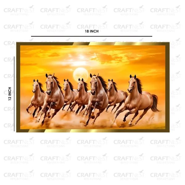 Craftnest_Reflections_Seven_Horses_Vastu_Frame_Running_Horse_Engineered_Wood_Wall_Art_Frame_Suitable_For_Home_Decoration_Bed_Room_Office_Wall_Decor_No_Front_Mirror