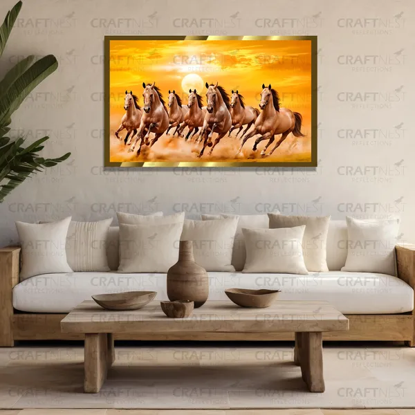Craftnest_Reflections_Seven_Horses_Vastu_Frame_Running_Horse_Engineered_Wood_Wall_Art_Frame_Suitable_For_Home_Decoration_Bed_Room_Office_Wall_Decor_No_Front_Mirror