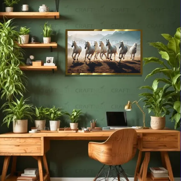 Craftnest_Reflections_Seven_Horses_Vastu_Frame_Running_Horse_Engineered_Wood_Wall_Art_Frame_Suitable_For_Home_Decoration_Bed_Room_Office_Wall_Decor_No_Front_Mirror