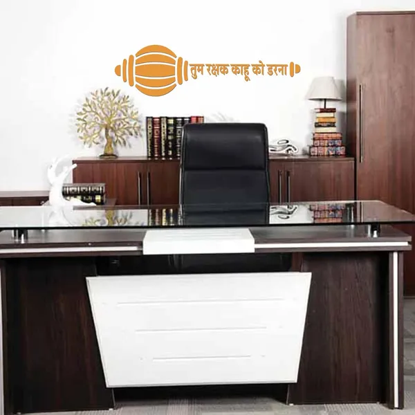 Tum_Rakshak_Kahu_Ko_Darna_Orange_Wall_Sticker_Hanuman_Gada_Devotional_Vinyl_Sticker_For_Home_Office_Car_Temple_Decor_Self_Adhesive_Hindi_Quote_Decal