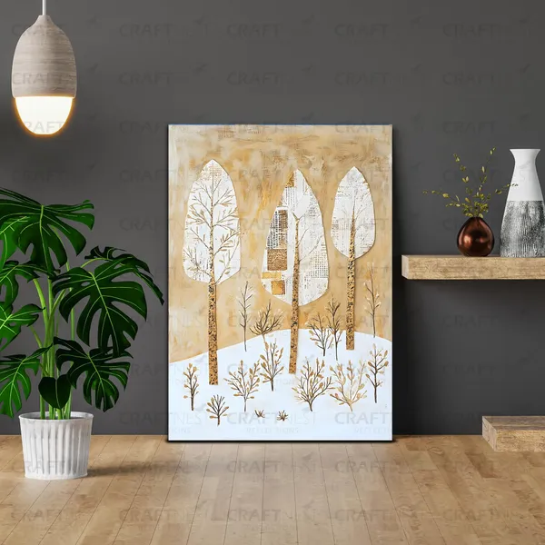 Craftnest_Reflections_Golden_Forest_Elegance_42X30_Cm_Minimalist_Tree_Canvas_Wall_Art_|_Modern_Nature_Canvas_Printed_For_Living_Room,_Bedroom_&_Office_Decor