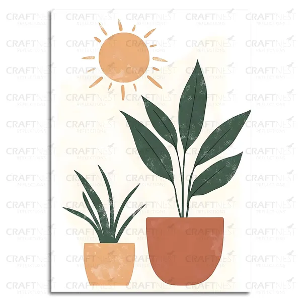 Craftnest_Reflections_Minimalist_Botanical_Vase_Wall_Art_60X50_Cm_Canvas_Printed_Neutral_Tones_For_Modern_Interiors_Engineered_Wood,_Easy_To_Hand_For_Offices,_Bedroom,_Living_Room