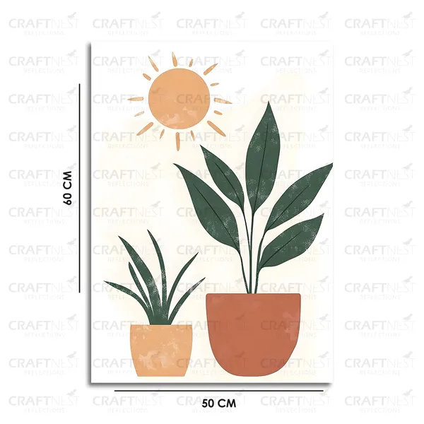 Craftnest_Reflections_Minimalist_Botanical_Vase_Wall_Art_60X50_Cm_Canvas_Printed_Neutral_Tones_For_Modern_Interiors_Engineered_Wood,_Easy_To_Hand_For_Offices,_Bedroom,_Living_Room