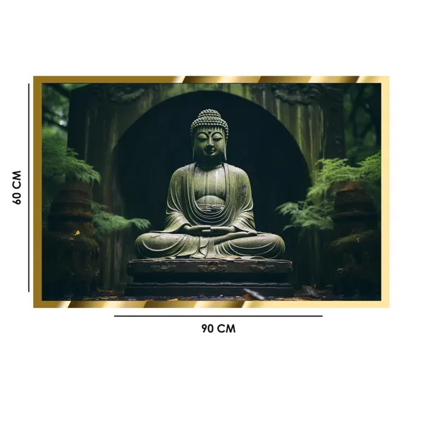 Craftnest_Reflections_Gautam_Buddha_Canvas_Printed_Wall_Decor_Frame_|_60X90_Cm_Spiritual_&_Meditative_Art_For_Home,_Living_Room,_Office,_Ready_To_Hang_|_Positive_Energy_&_Peaceful_Ambience,_Design_6