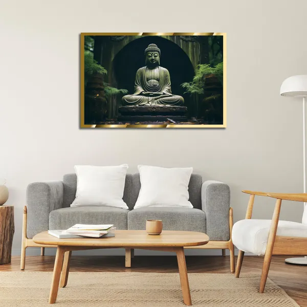 Craftnest_Reflections_Gautam_Buddha_Canvas_Printed_Wall_Decor_Frame_|_60X90_Cm_Spiritual_&_Meditative_Art_For_Home,_Living_Room,_Office,_Ready_To_Hang_|_Positive_Energy_&_Peaceful_Ambience,_Design_6