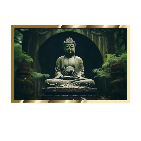 Craftnest_Reflections_Gautam_Buddha_Canvas_Printed_Wall_Decor_Frame_|_60X90_Cm_Spiritual_&_Meditative_Art_For_Home,_Living_Room,_Office,_Ready_To_Hang_|_Positive_Energy_&_Peaceful_Ambience,_Design_6
