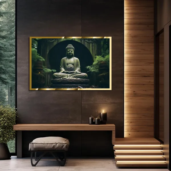 Craftnest_Reflections_Gautam_Buddha_Canvas_Printed_Wall_Decor_Frame_|_60X90_Cm_Spiritual_&_Meditative_Art_For_Home,_Living_Room,_Office,_Ready_To_Hang_|_Positive_Energy_&_Peaceful_Ambience,_Design_6
