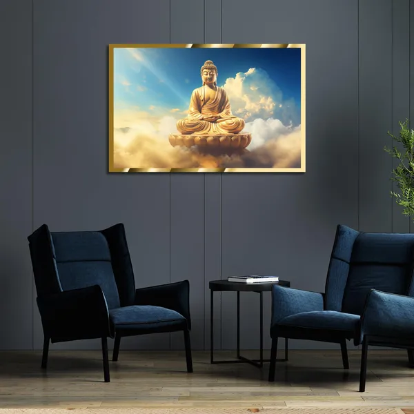Craftnest_Reflections_Gautam_Buddha_Canvas_Printed_Wall_Decor_Frame_|_92X120_Cm_Spiritual_&_Meditative_Art_For_Home,_Living_Room,_Office,_Ready_To_Hang_|_Positive_Energy_&_Peaceful_Ambience,_Design_1