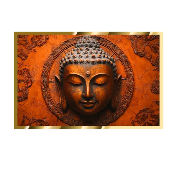 Craftnest_Reflections_Gautam_Buddha_Canvas_Printed_Wall_Decor_Frame_|_40X60_Cm_Spiritual_&_Meditative_Art_For_Home,_Living_Room,_Office,_Ready_To_Hang_|_Positive_Energy_&_Peaceful_Ambience,_Design_9