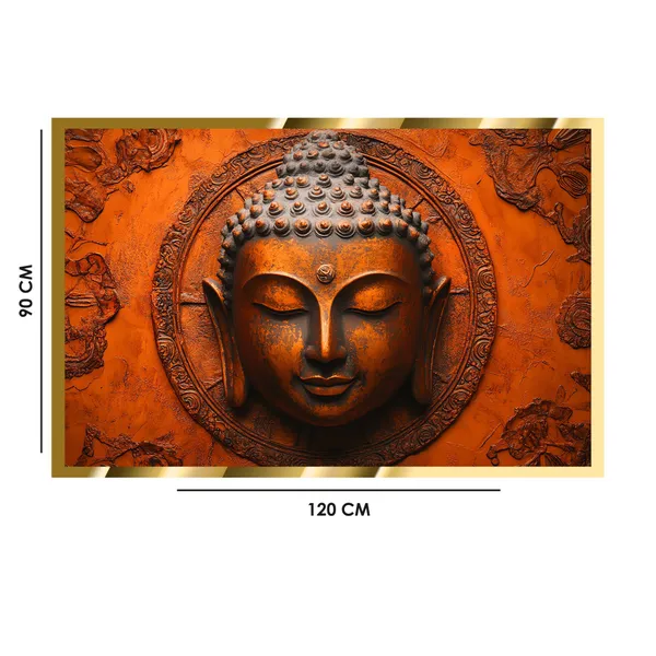 Craftnest_Reflections_Gautam_Buddha_Canvas_Printed_Wall_Decor_Frame_|_40X60_Cm_Spiritual_&_Meditative_Art_For_Home,_Living_Room,_Office,_Ready_To_Hang_|_Positive_Energy_&_Peaceful_Ambience,_Design_9