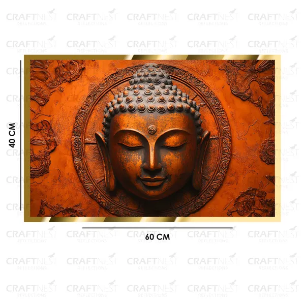 Craftnest_Reflections_Gautam_Buddha_Canvas_Printed_Wall_Decor_Frame_|_40X60_Cm_Spiritual_&_Meditative_Art_For_Home,_Living_Room,_Office,_Ready_To_Hang_|_Positive_Energy_&_Peaceful_Ambience,_Design_9