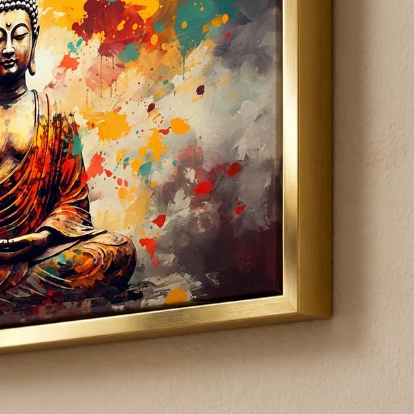 Craftnest_Reflections_Gautam_Buddha_Canvas_Printed_Wall_Decor_Frame_|_30X20_Cm_Spiritual_&_Meditative_Art_For_Home,_Living_Room,_Office,_Ready_To_Hang_|_Positive_Energy_&_Peaceful_Ambience,_Design_10