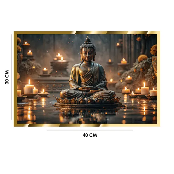 Craftnest_Reflections_Gautam_Buddha_Canvas_Printed_Wall_Decor_Frame_|_30X40_Cm_Spiritual_&_Meditative_Art_For_Home,_Living_Room,_Office,_Ready_To_Hang_|_Positive_Energy_&_Peaceful_Ambience,_Design_8