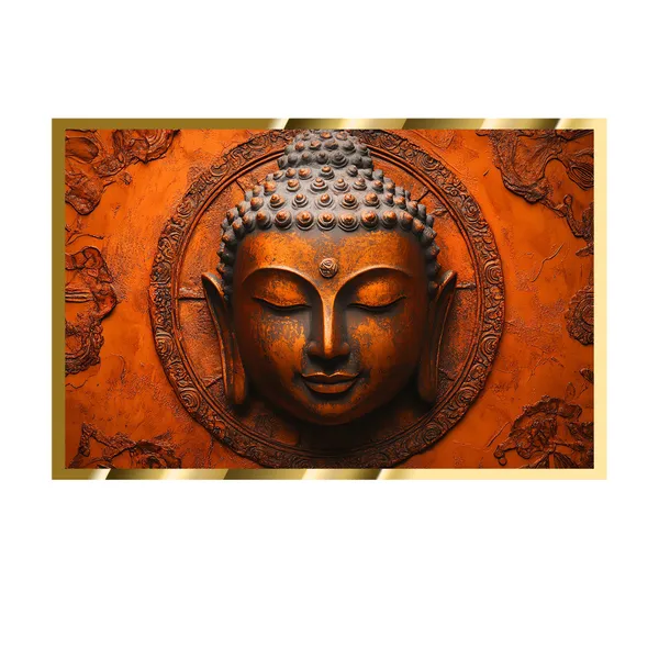 Craftnest_Reflections_Gautam_Buddha_Canvas_Printed_Wall_Decor_Frame_|_30X40_Cm_Spiritual_&_Meditative_Art_For_Home,_Living_Room,_Office,_Ready_To_Hang_|_Positive_Energy_&_Peaceful_Ambience,_Design_9