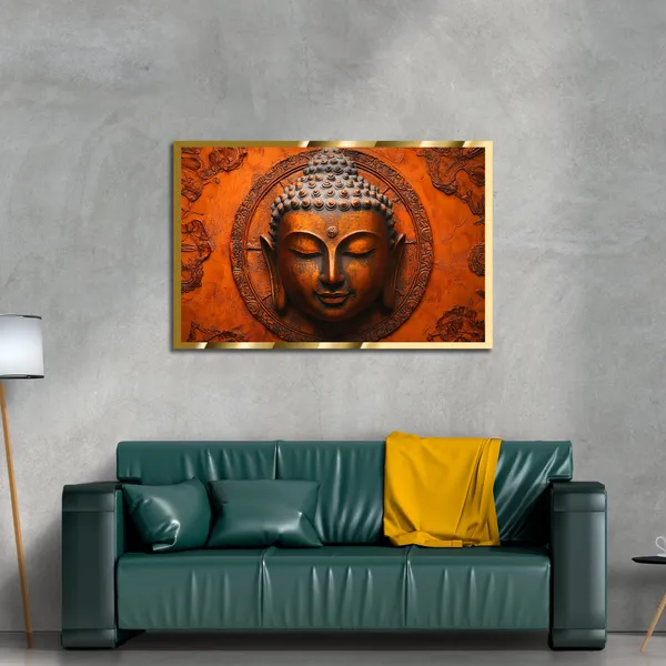 Craftnest_Reflections_Gautam_Buddha_Canvas_Printed_Wall_Decor_Frame_|_30X40_Cm_Spiritual_&_Meditative_Art_For_Home,_Living_Room,_Office,_Ready_To_Hang_|_Positive_Energy_&_Peaceful_Ambience,_Design_9