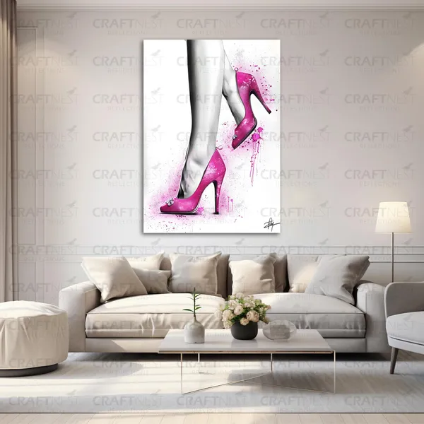 Craftnest_Reflections_Aesthetic_Look_Wall_Decor_Frame_Engineered_Wood_Canvas_Print_Easy_To_Clean_Frame_Ready_To_Hang_Painting_For_Home_Living_Room_Gaming_Room_Without_Front_Mirror