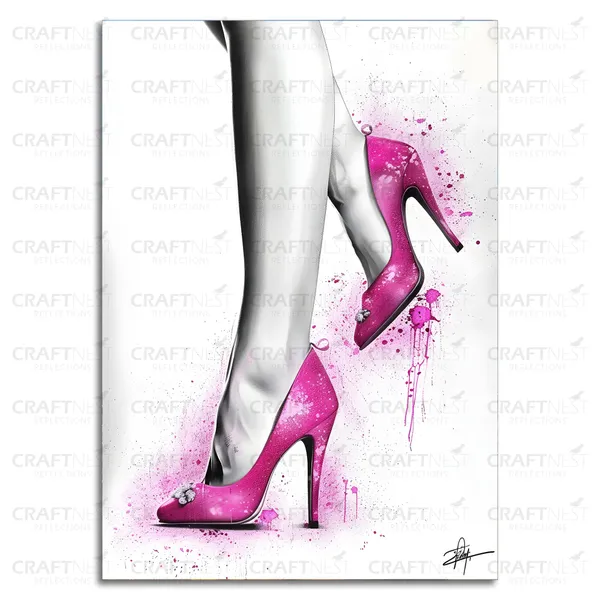 Craftnest_Reflections_Aesthetic_Look_Wall_Decor_Frame_Engineered_Wood_Canvas_Print_Easy_To_Clean_Frame_Ready_To_Hang_Painting_For_Home_Living_Room_Gaming_Room_Without_Front_Mirror