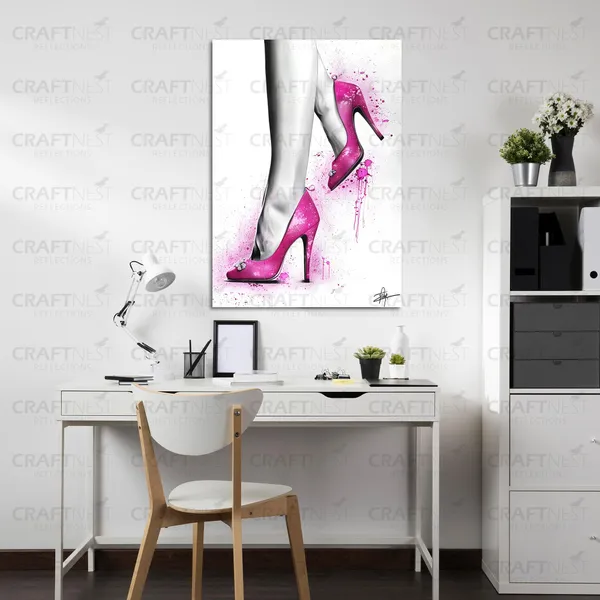 Craftnest_Reflections_Aesthetic_Look_Wall_Decor_Frame_Engineered_Wood_Canvas_Print_Easy_To_Clean_Frame_Ready_To_Hang_Painting_For_Home_Living_Room_Gaming_Room_Without_Front_Mirror