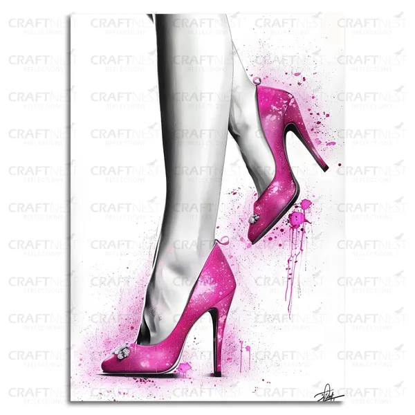Craftnest_Reflections_Aesthetic_Look_Wall_Decor_Frame_Engineered_Wood_Canvas_Print_Easy_To_Clean_Frame_Ready_To_Hang_Painting_For_Home_Living_Room_Gaming_Room_Without_Front_Mirror