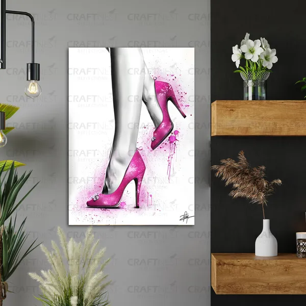Craftnest_Reflections_Aesthetic_Look_Wall_Decor_Frame_Engineered_Wood_Canvas_Print_Easy_To_Clean_Frame_Ready_To_Hang_Painting_For_Home_Living_Room_Gaming_Room_Without_Front_Mirror