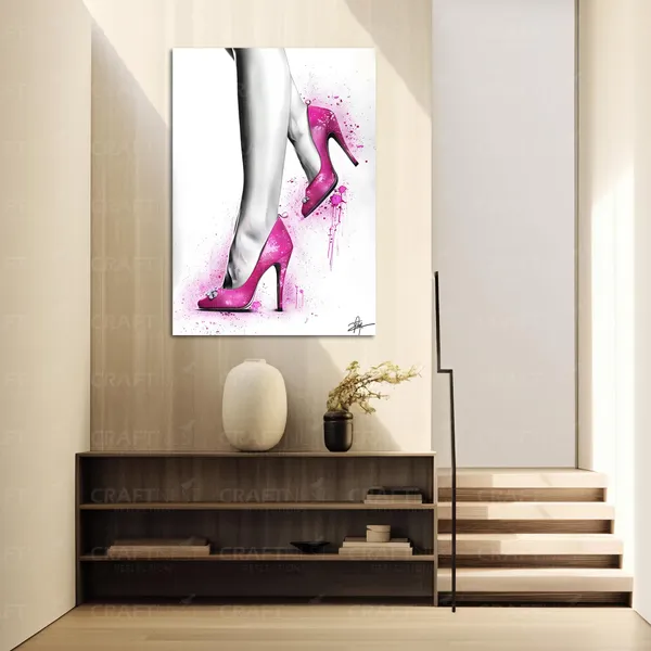 Craftnest_Reflections_Aesthetic_Look_Wall_Decor_Frame_Engineered_Wood_Canvas_Print_Easy_To_Clean_Frame_Ready_To_Hang_Painting_For_Home_Living_Room_Gaming_Room_Without_Front_Mirror