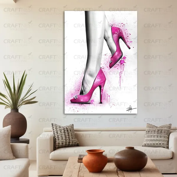 Craftnest_Reflections_Aesthetic_Look_Wall_Decor_Frame_Engineered_Wood_Canvas_Print_Easy_To_Clean_Frame_Ready_To_Hang_Painting_For_Home_Living_Room_Gaming_Room_Without_Front_Mirror