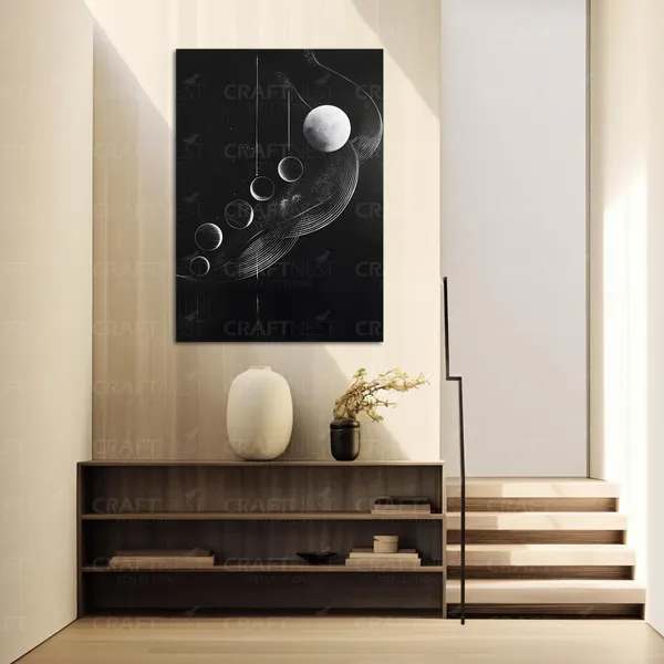Craftnest_Reflections_Aesthetic_Look_Wall_Decor_Frame_Engineered_Wood_Canvas_Print_Easy_To_Clean_Frame_|_Ready_To_Hang_Painting_For_Home,_Living_Room,_Gaming_Room_Without_Front_Mirror