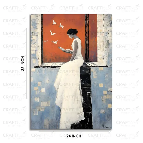 Craftnest_Reflections_Aesthetic_Look_Wall_Decor_Frame_Engineered_Wood_Canvas_Print_Easy_To_Clean_Frame_Ready_To_Hang_Painting_For_Home_Living_Room_Gaming_Room_Without_Front_Mirror